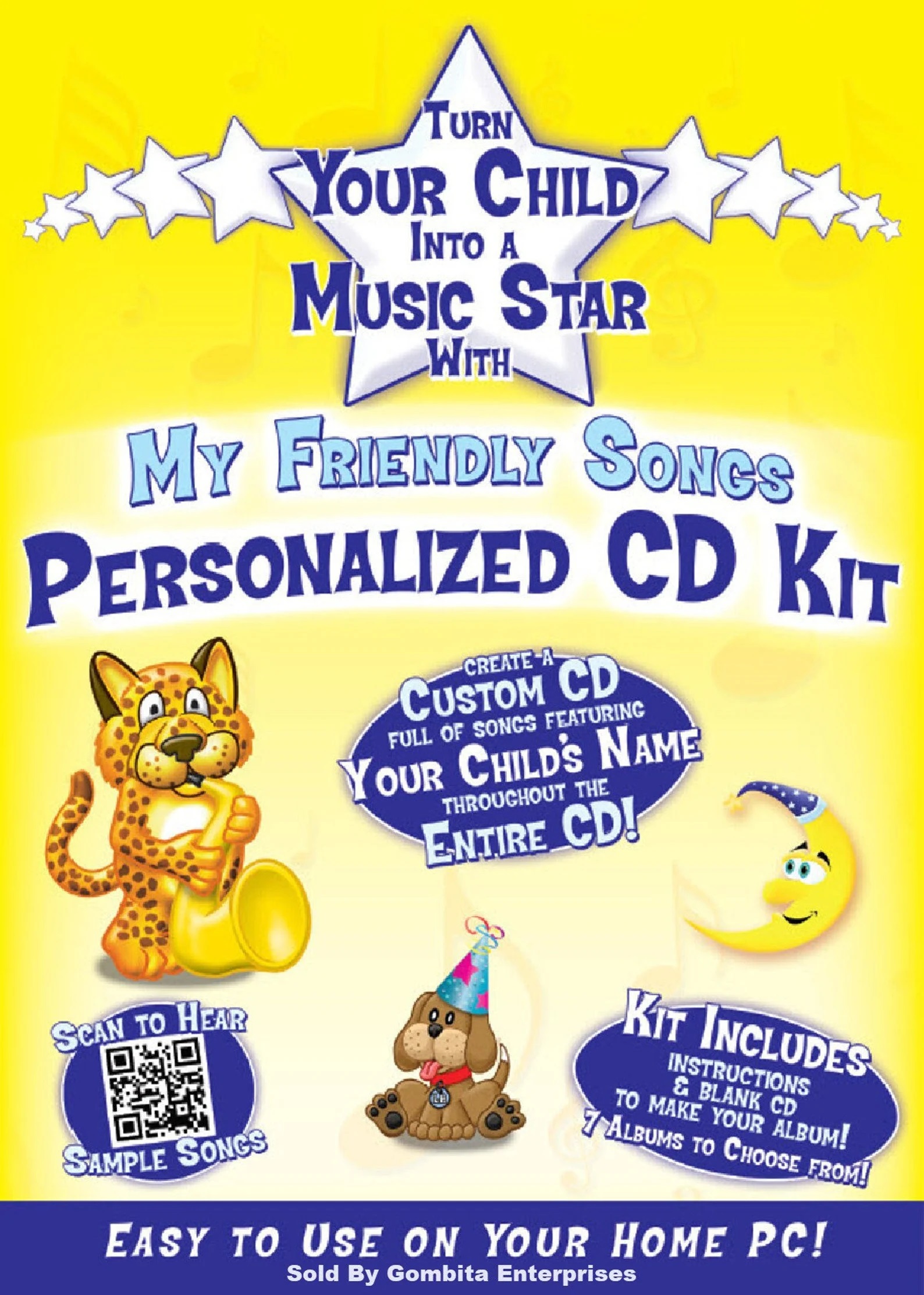 Friendly Songs® CD Music Kit - Shipped By Mail