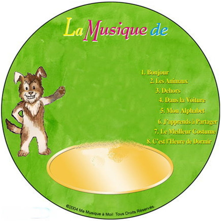 (French) La Musique de - My Very Own Music - CD & MP3 Download