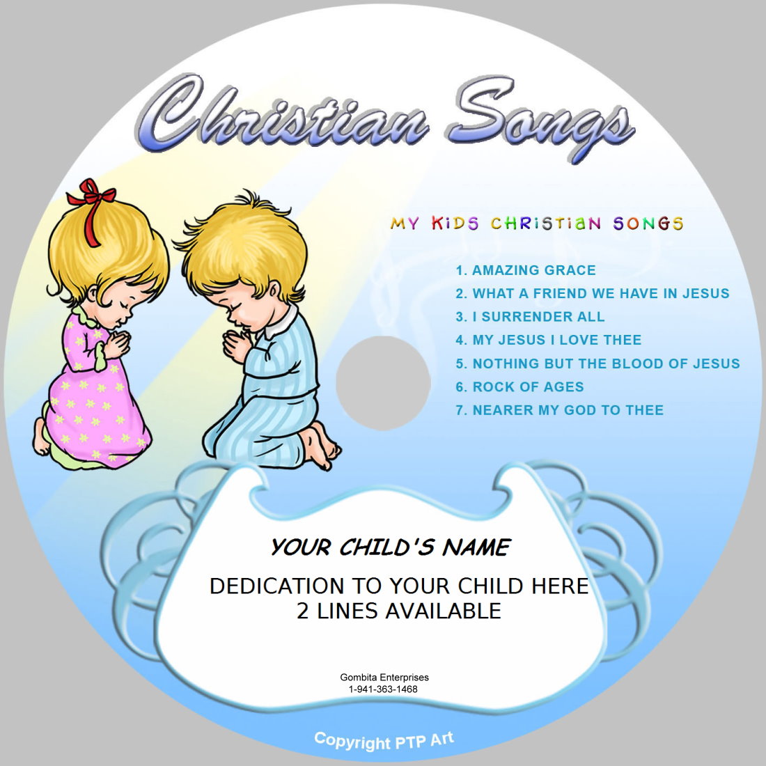 Christian - My Kids Songs - CD Disk & MP3 Download