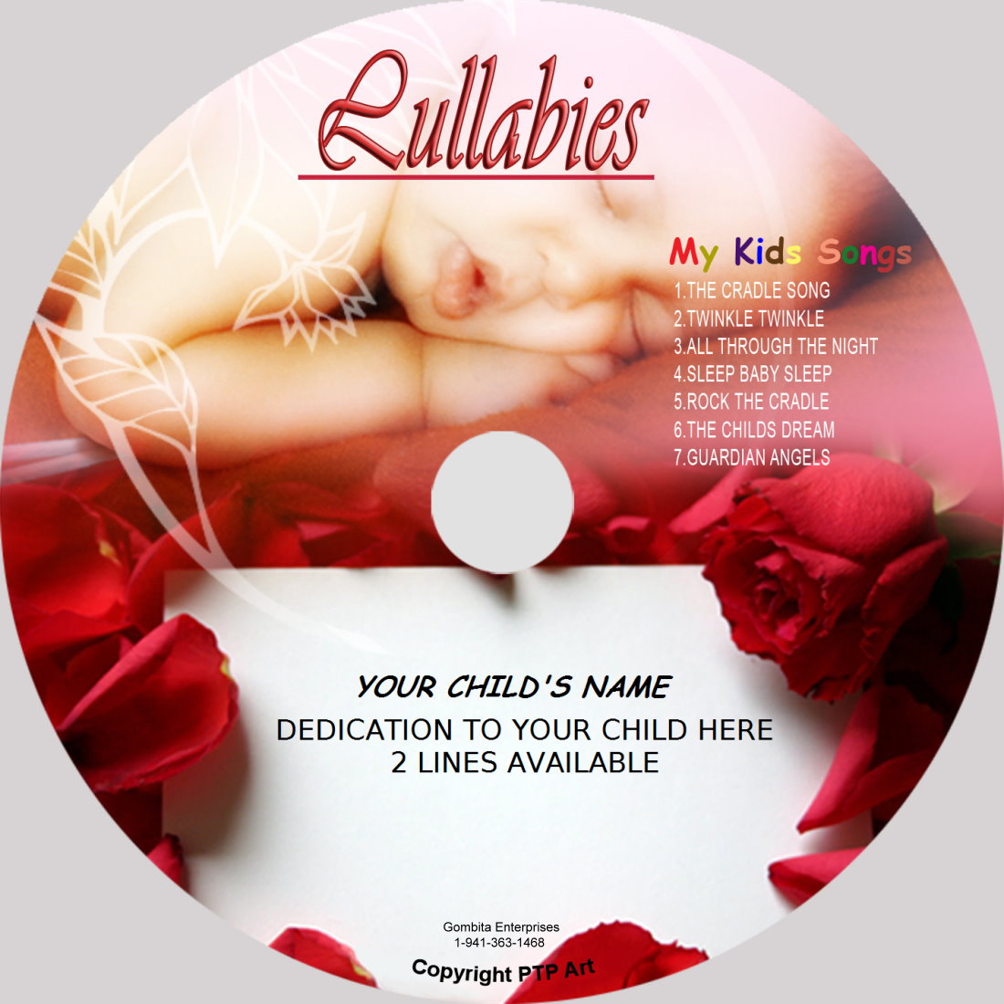 Lullabies - My Kids Songs - CD Disk & MP3 Download