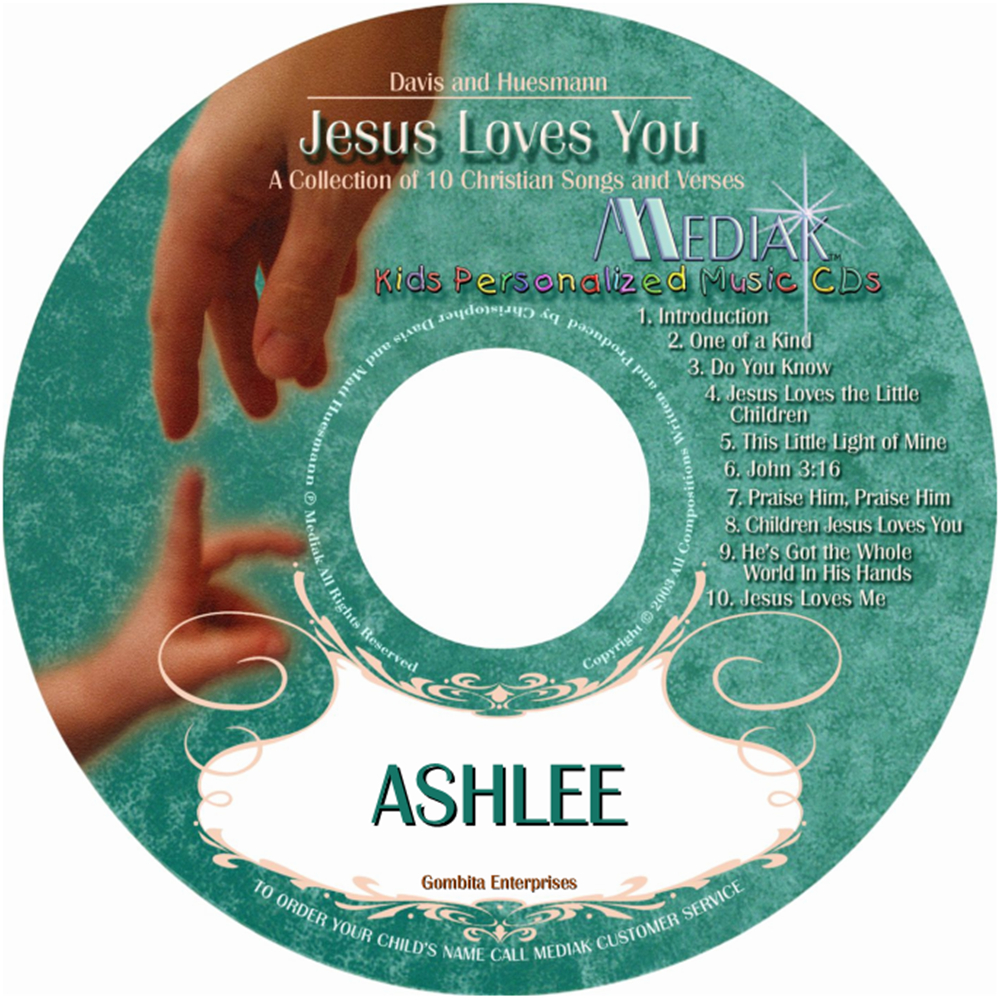 MEDIAK - Name Personalized Children's CD'S