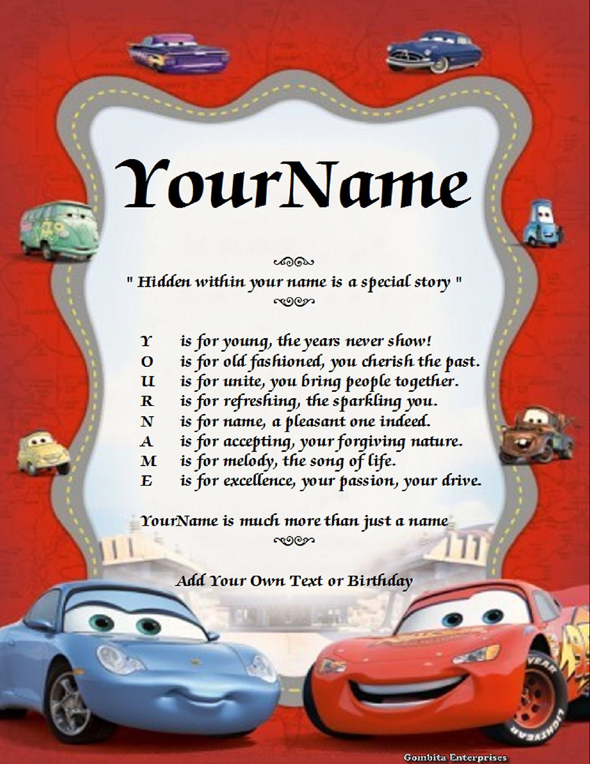 CHILDREN NAME POEMS