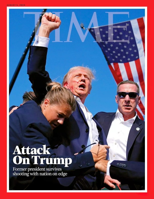 DONALD TRUMP - SHIPPED BY MAIL 8.5x11 or 11x14 in  ASSASSINATION ATTEMP Photo